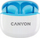 Kufje wireless Canyon TWS 5 BT, in ear, me mikrofon, blu