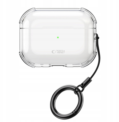 Mbështjellës për kufje Tech-Protect Bounce, për Apple AirPods Pro 3, transparent