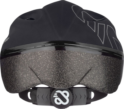 Helmetë biçiklete dhe patinash Nijdam Dark Storm, 52-56 cm, rregullueshme, e zezë mat