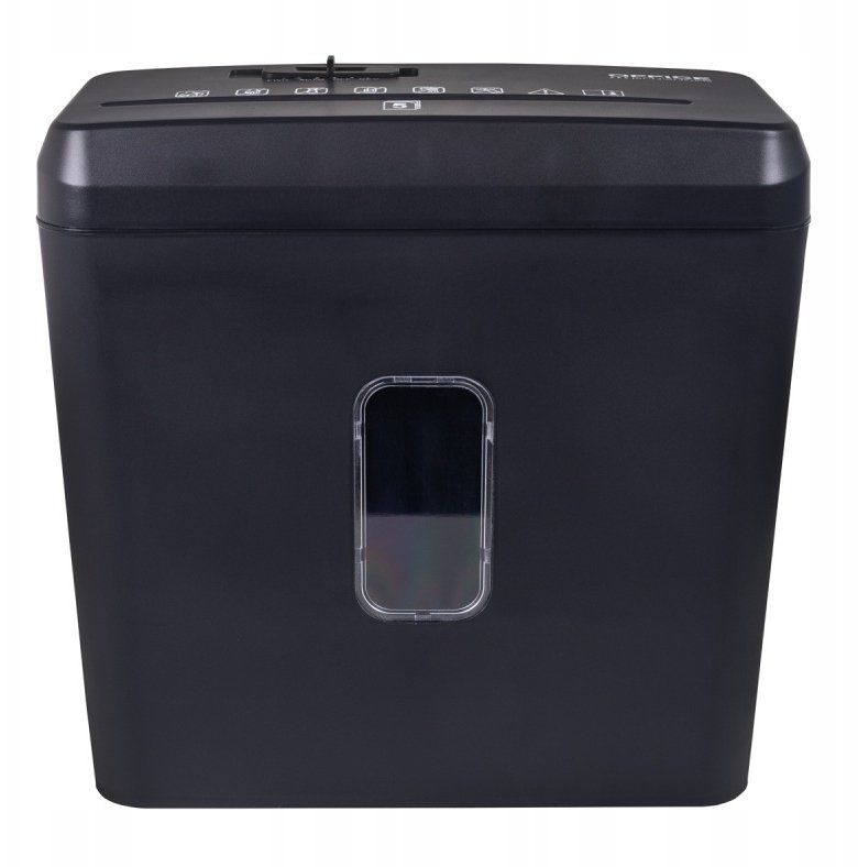 Shredder OFFICE PRODUCTS, cross cut, deri 5 fletë A4, kosh 8L, i zi