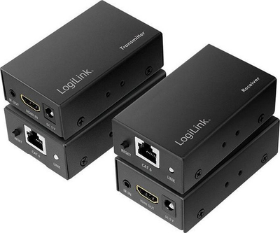 Zgjerues i HDMI LogiLink, 60 m, 1080p / 60Hz, i zi