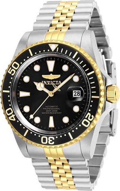 Orë dore për meshkuj Invicta Pro Diver Automatic 30094, e argjendtë/artë
