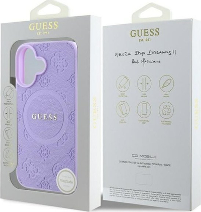 Kapak telefoni Guess GUHMP16MPSAPSMEU, iPhone 16 Plus 6.7", MagSafe, vjollcë