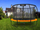 Trampolinë për kopsht Neo Sport, 180 x 374 cm, portokalli