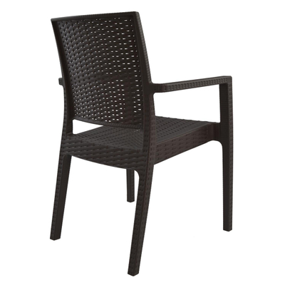 Karrige me krahë, polipropilen, 57×55,5×89 cm (HM5134.01), gri