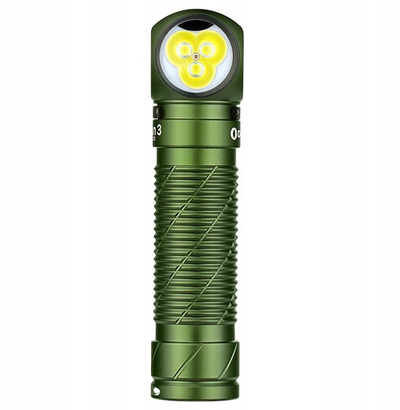 Dritë koke dhe dore Olight Perun 3, 3000 lumene, bateri 5000 mAh, jeshile OD