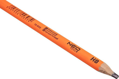 Laps marangozësh Neo Carpentry Pencil, 240 mm, minë HB, portokalli