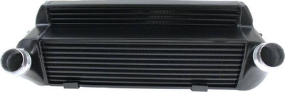 Intercooler TURBOWORKS MG-IC-095, bërthamë alumini, dalje anësore, i zi