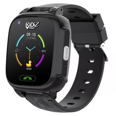 Ore inteligjente për kalamoj KiDiZ Watch Top 4G, GPS, e zezë