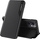 Mbrojtëse telefoni Hurtel Eco Leather View Case për Xiaomi Redmi Note 12 5G Poco X5 5G, me kapak palosës, me qëndrim, e zezë