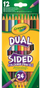 Set ngjyra druri Crayola Double-Sided, 12 ngjyra