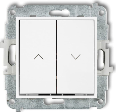 Çelës roletash Karlik Mini Shutter Latching, i bardhë