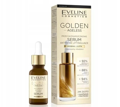 Serum fytyre Eveline Golden Ageless Antiwrinkle, lifting aktiv, 18ml