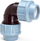Lidhës këndor uji Twist Elbow PE 50x50, për tuba 50 mm, 16 BAR, i zi