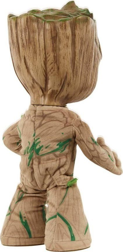 Lodra pelushi Mattel Marvel Groot, funksion interaktiv, 27.5 cm, kafe