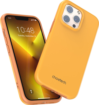 Këllëf telefoni Choetech PC0114 MFM, për iPhone 13 Pro Max, MagSafe, portokalli