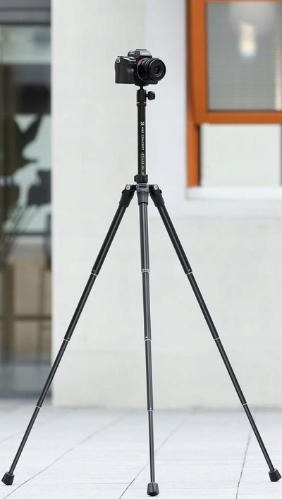 Tripod fotografik K&amp;F Concept KF09.120, 30-170cm, me telekomandë Bluetooth, i zi