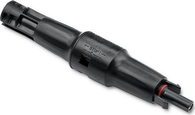 Konektor diellor Qoltec MC4 me siguresë, 1500V, 30A, i zi