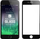 Mbrojtës ekrani xham iPhone 6 6S 5D, 0.33mm, fortësi 9H, i zi