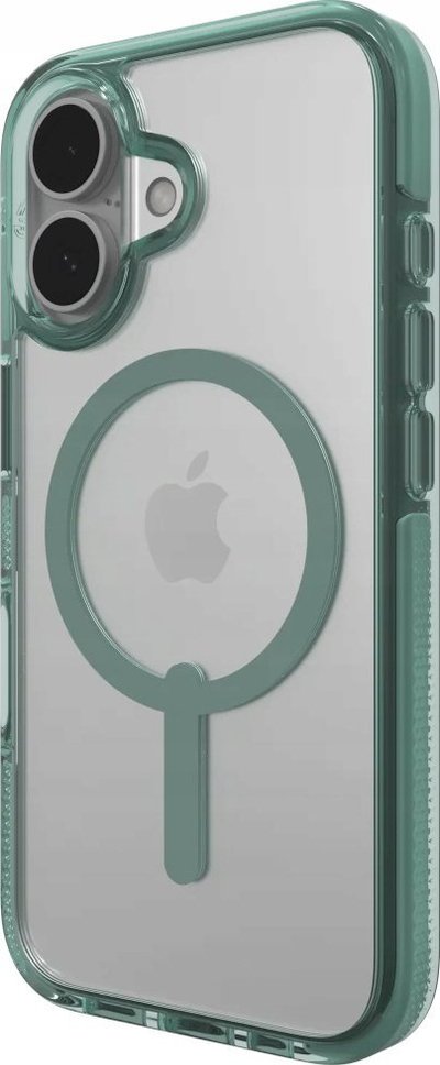 Kuti mbrojtëse ZAGG Santa Cruz Snap për iPhone 16 Plus, transparente, e pajtueshme me MagSafe