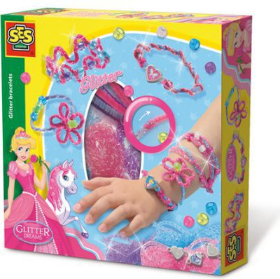 Set kreativ SES Brocade Dreams, byzylykë brokade, me shumë ngjyra