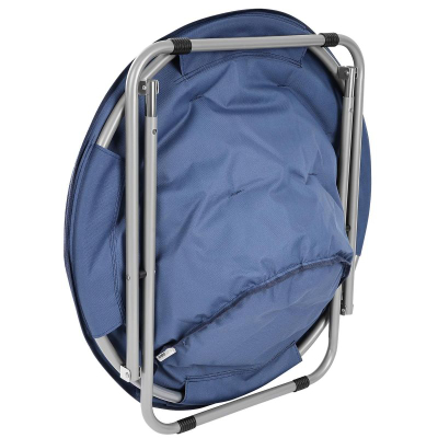Karrige kampingu Enero Camp Moon, 82x68x79 cm, palosme, blu e errët
