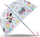 Детски чадор Euroswan Mickey Mouse, проѕирен, 48 cm