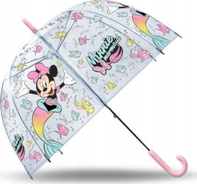 Детски чадор Euroswan Mickey Mouse, проѕирен, 48 cm