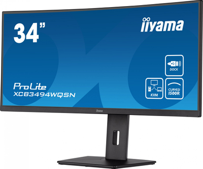 Monitor i harkum Iiyama ProLite XCB3494WQSN-B5, 34\", UltraWide QHD, i zi