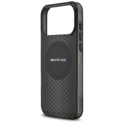 Mbrojtëse telefoni Mercedes AMG Double Layer MagSafe për iPhone 17 Pro Max, transparente, e zezë