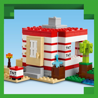 Set loje The TNT Jungle House, shtëpi xhungle, figurina aksioni, shumëngjyrëshe