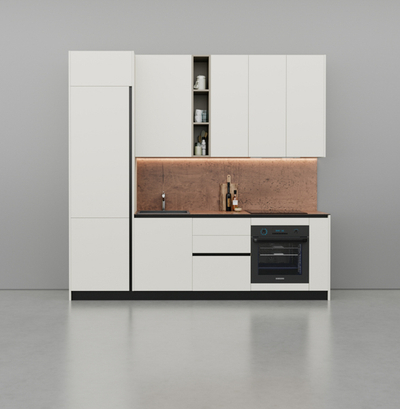 Kuzhinë IMMIGRAND SYSTEMS, Lineare, Pastel Beige