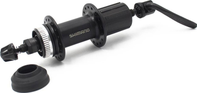Peta e pasme Shimano FH-QC300-HM, Center Lock, bosht 12 mm, e zezë
