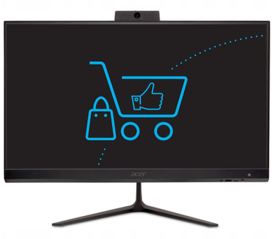Kompjuter AIO Acer Aspire C27, 27", i7 1355U, 16GB RAM, 512GB SSD, i zi