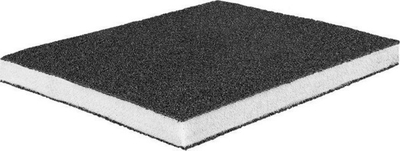 Sfungjer abraziv Graphite 55H913, K100, 120 x 95 x 10 mm, gri