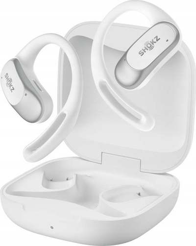 Безжични слушалки SHOKZ OpenFit Air, блутут, преку уво, бели