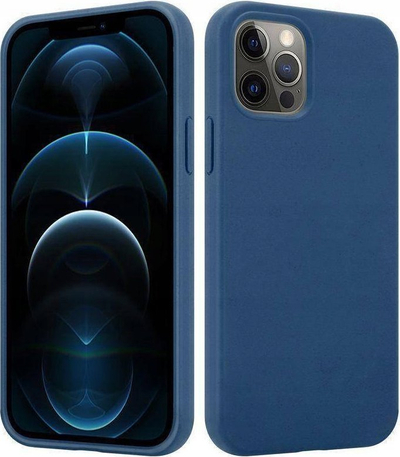 Mbrojtëse telefoni MX Eco për iPhone 15 Plus, TPU i biodegradueshëm, super e hollë, blu navy