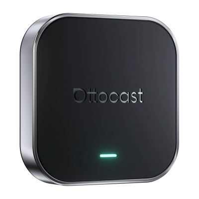 Adapter makine Ottocast OttoAibox E2, Android 13, CarPlay dhe Android Auto wireless, i zi