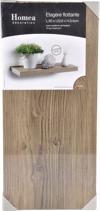 Raft muri Classic, MDF, 50 cm, bezhë
