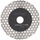 Disk prerës diamant DEDRA H1052, 125mm, prerje e lagësht dhe e thatë, gri