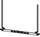 Mbajtëse TV për soundbar Audac MBK440MK2/B, për IMEO2, VESA100 deri 800, e zezë