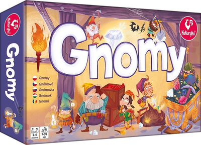 Lojё me shoqni Promatek Game Gnomes Kukuryku, pёr 2–4 lojtarё, 7+ vjeç, shumёngjyrёshe