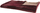 Batanije TANTAN, 150 x 200 cm, poliester, burgundy