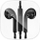 Kufje stereo HR ME25, me mikro, me kabllo 3.5mm, të zeza