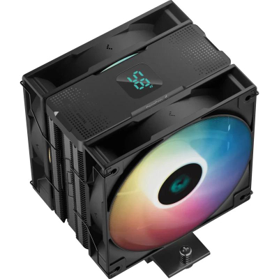 Ftohës CPU Deepcool AG400 Digital Plus, me ajër, ekran digjital, ARGB, i zi