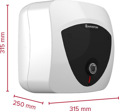 Boiler elektrik Ariston Andris Lux 6 UR, 6L, 1.5kW, i bardhë
