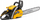 Sharrë zinxhiri me benzinë Stiga CS 755, shinë 18", motor 2‑stroke, verdhë me të zezë