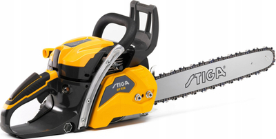 Sharrë zinxhiri me benzinë Stiga CS 755, shinë 18", motor 2‑stroke, verdhë me të zezë