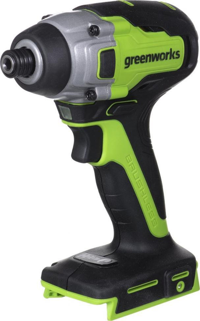 Makineri goditëse Greenworks GD24ID3, 24V, me bateri, e zezë