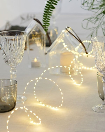 Drita zbukuruese Sirius Fairy Lights Kiki, LED, 200cm, argjend